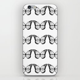 dark butterfly iPhone Skin