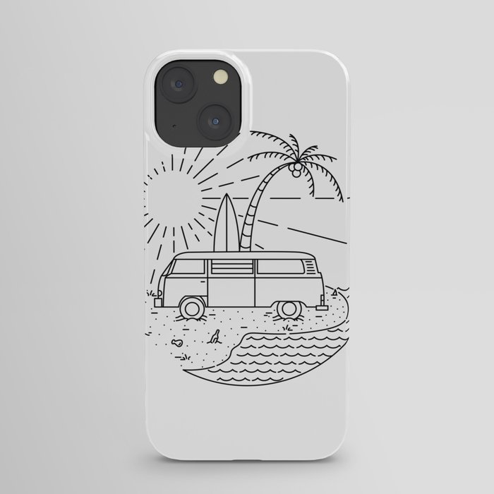 Van and Beach iPhone Case