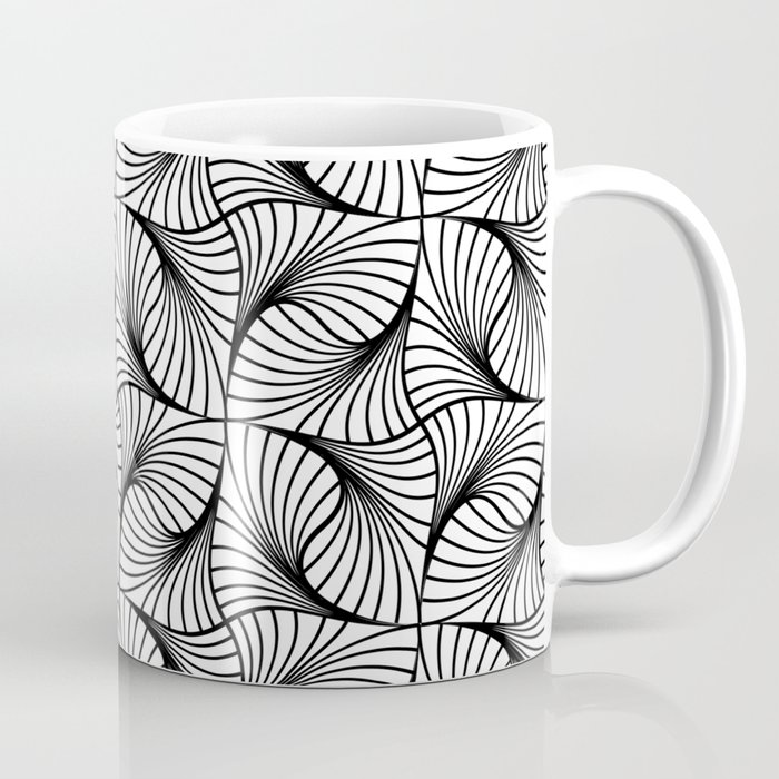 Abstract Leaves Pattern Design Coffee Mug