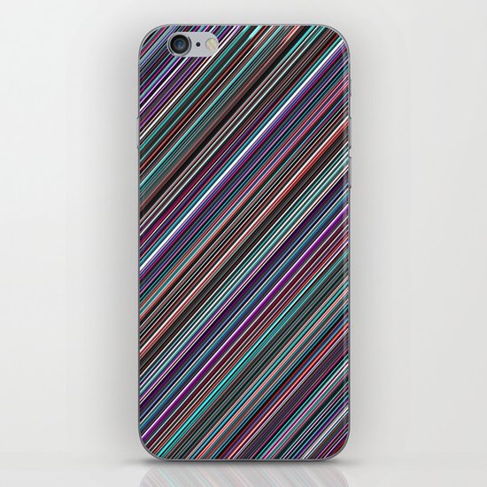 The randomized stripes iPhone & iPod Skin