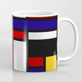Mondrian De Stijl Art Movement Coffee Mug