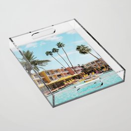Palm Springs Hotel Acrylic Tray