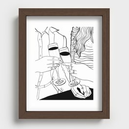 Cheers Recessed Framed Print