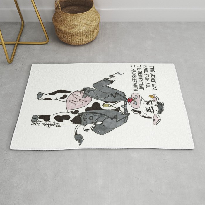 Bossy Bessy Beef Cow Rug