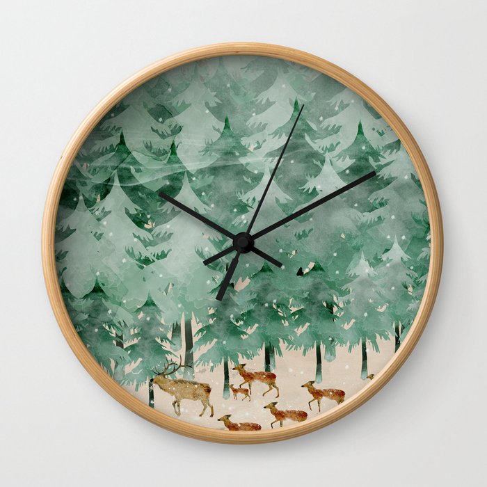 Into wilderness we go Wall Clock