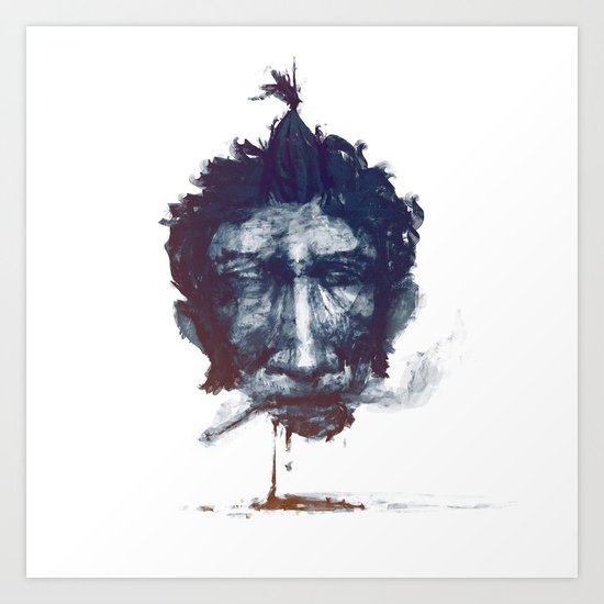 Smoke Art Print