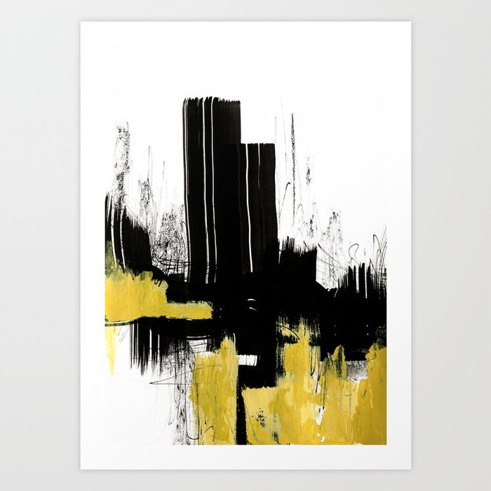 Ink abstract Art Print