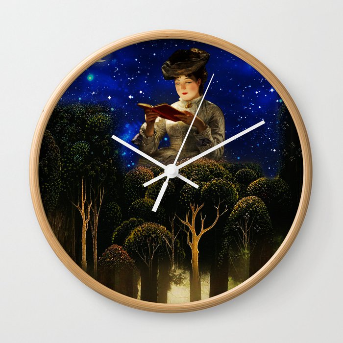 When the night screen goes down Wall Clock
