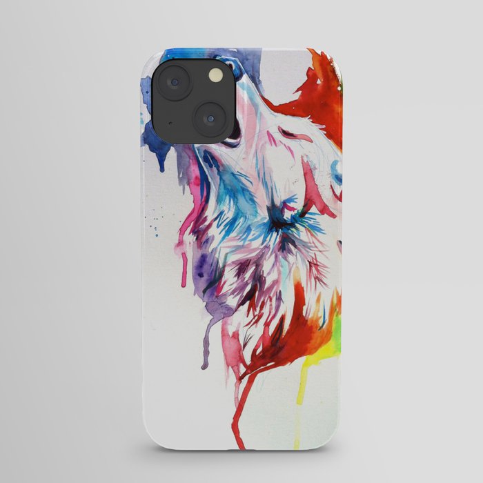Rainbow Wolf iPhone Case