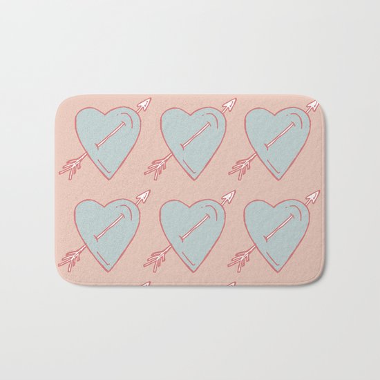 LOVE IS LOVE IS LOVE Bath Mat