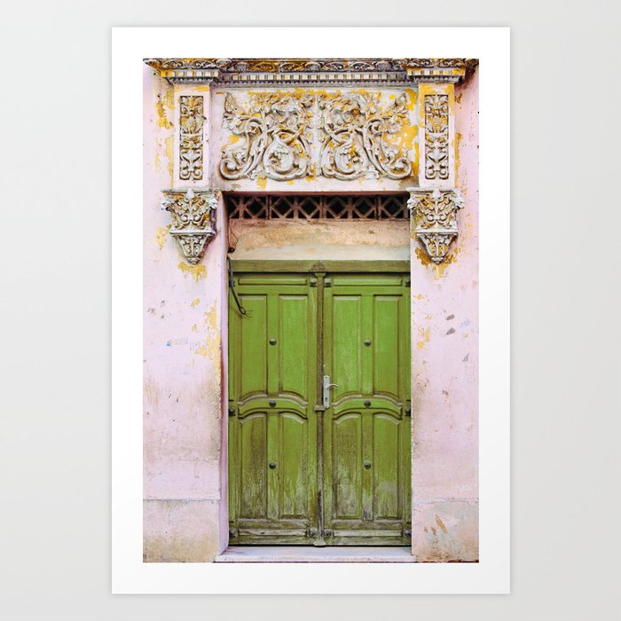 Havana Door - Cuba Travel, Architecture Photography Art Print