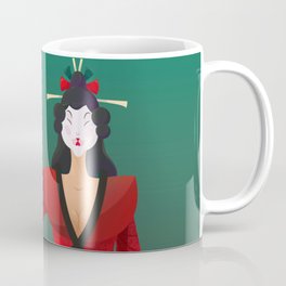 Vector Geisha (Turning Japanese) Coffee Mug