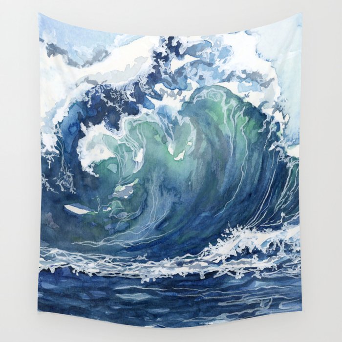 Kai's Wave Wall Tapestry