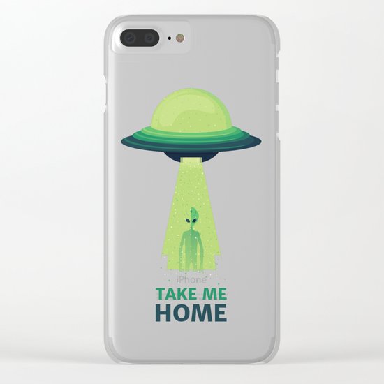 Take Me Home Clear iPhone Case