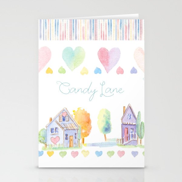 Little Houses: Candy Lane Stationery Cards