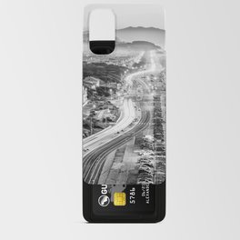 Ocean Beach Drive Black and White Android Card Case