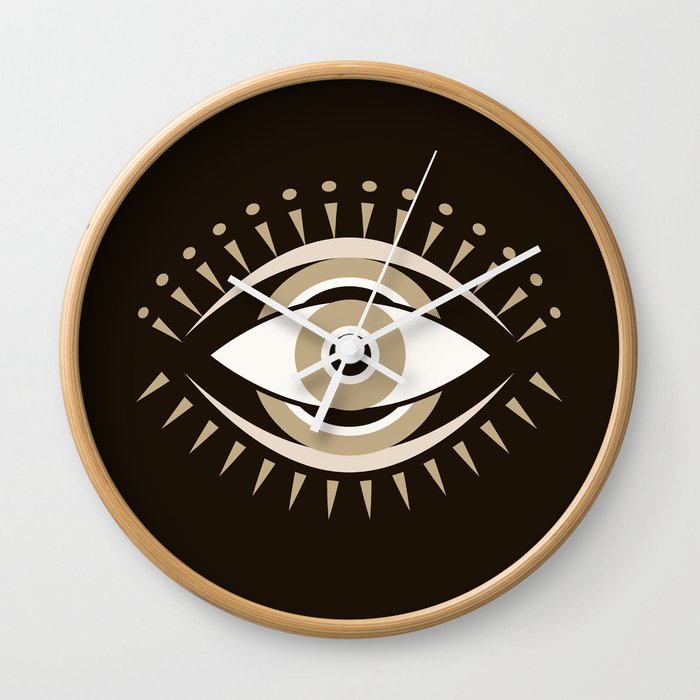 Mystic Evil Eye Wall Clock