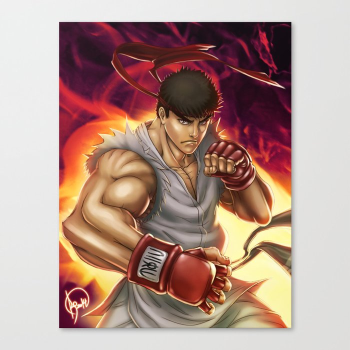 Ryu Street Fighter Canvas Print