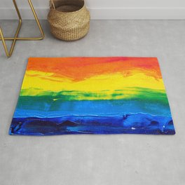 Colorful Life Area & Throw Rug