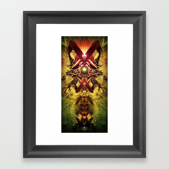 Spinal Tyrant mkii Framed Art Print