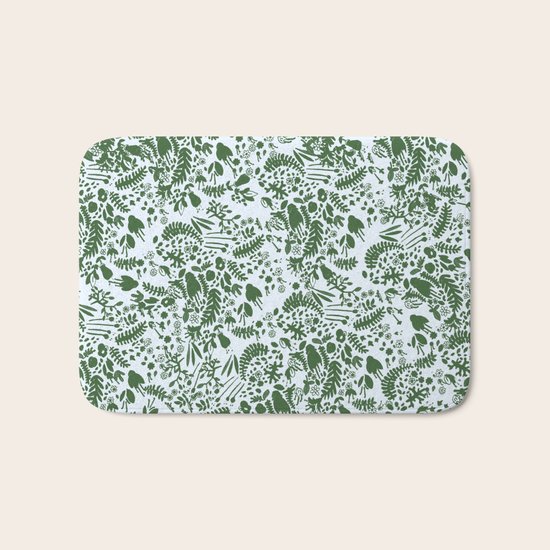 green garden Bath Mat