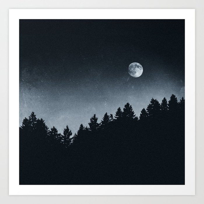 Under Moonlight Art Print