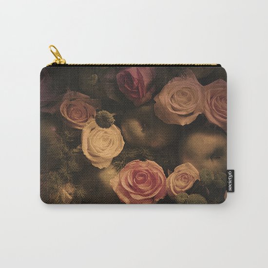 Green apples and Roses Carry-All Pouch