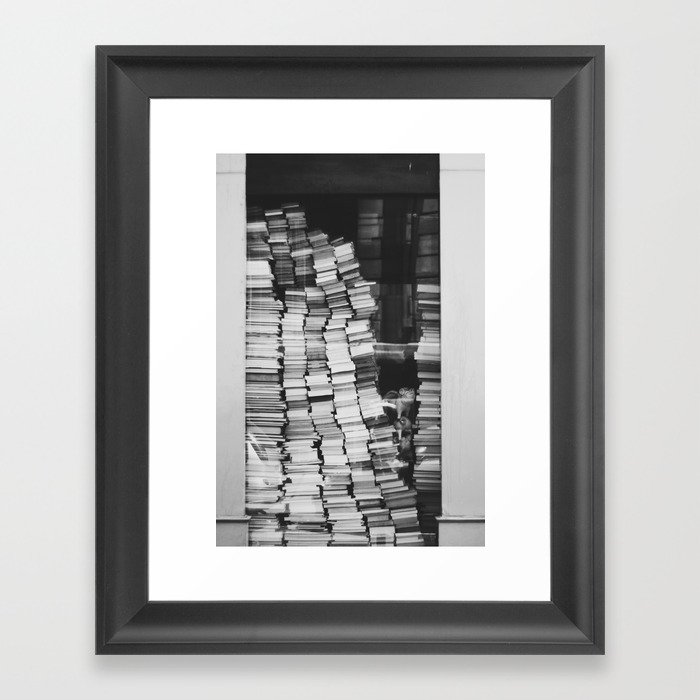 Books Framed Art Print