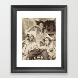 Can you pasta sauce please? Framed Art Print