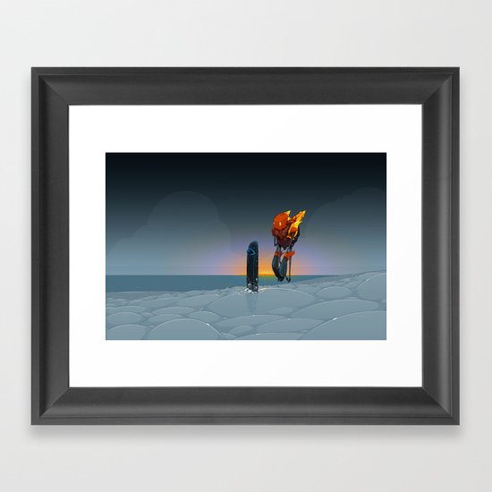 Phobos Framed Art Print
