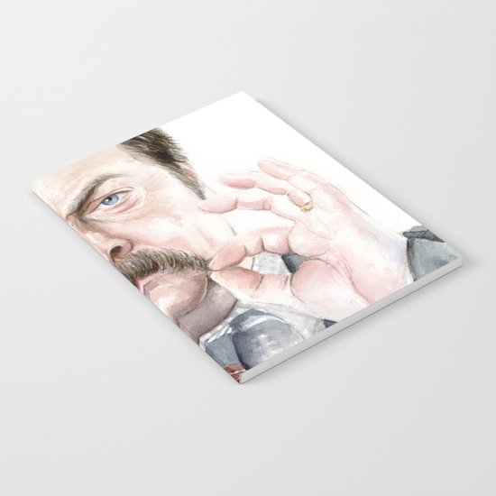 Swanson Mustache Notebook
