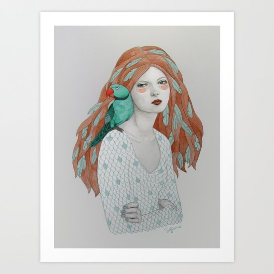 Ava Art Print