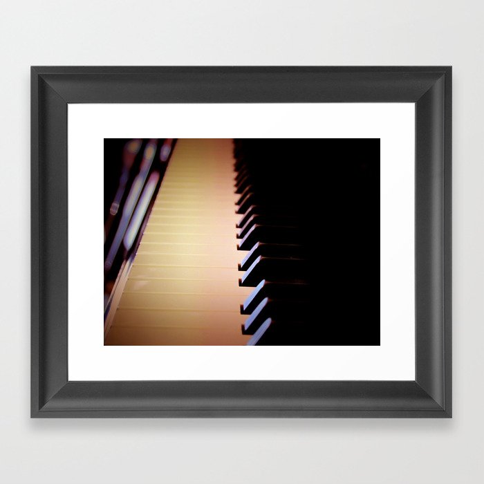 Piano Keys Close Up Instrument Wall Art Musical Home Decor A080