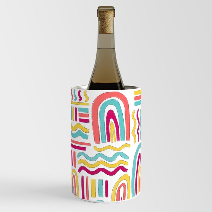 line and curves  Wine Chiller