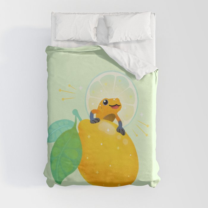 Golden poison lemon sherbet 1 Duvet Cover