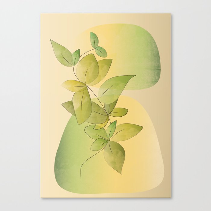 Foliage beauty Canvas Print