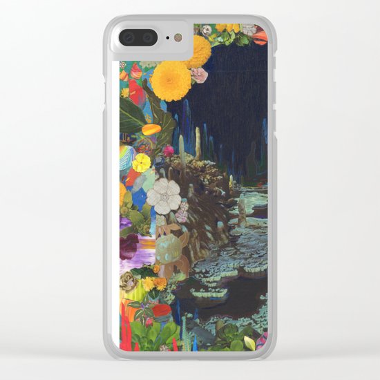 Cave Garden II Clear iPhone Case
