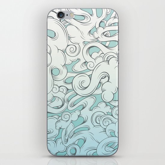 Entangled Clouds iPhone & iPod Skin