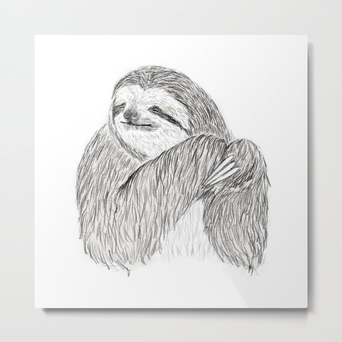 sloth Metal Print