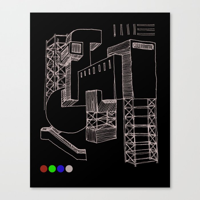 Construction Canvas Print