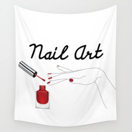 Nail Art Wall Tapestry