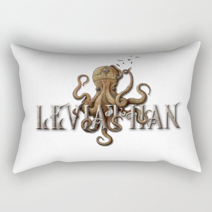 Leviathan w/ white background Rectangular Pillow