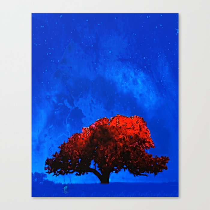 Fire Tree IV Canvas Print