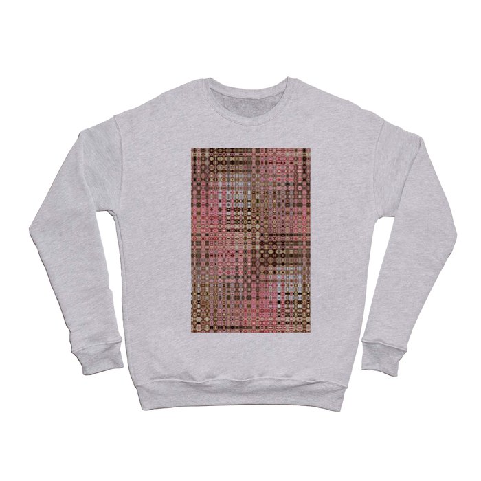 Colour Through Pattern Pink Crewneck Sweatshirt