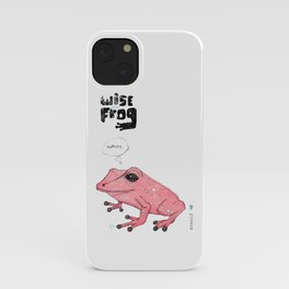 wise frog iPhone Case