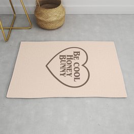 Be Cool, Funny Quote Area & Throw Rug