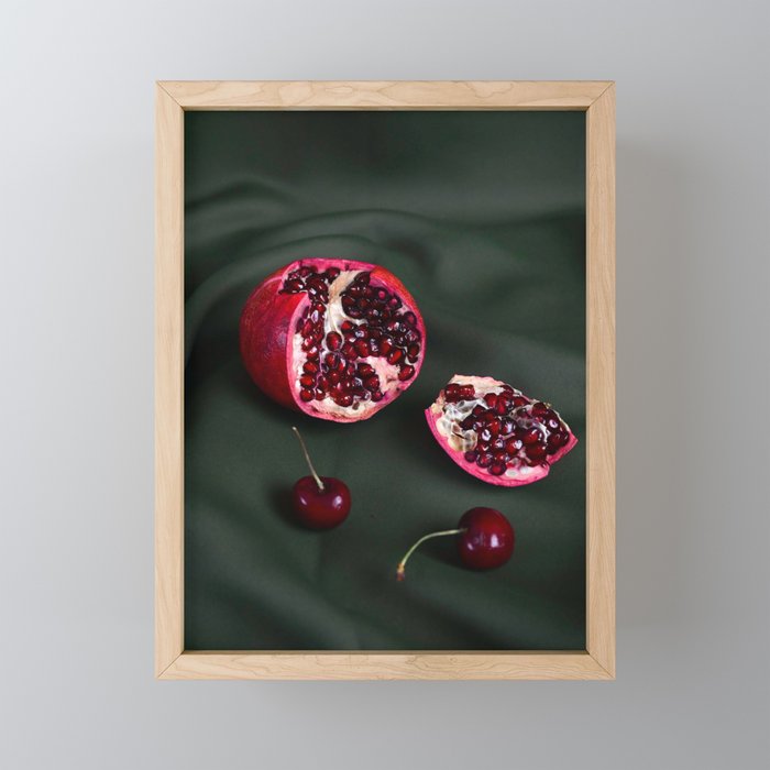 Pomegranate Luxury  Framed Mini Art Print