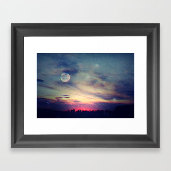 Anything could happen Framed Art Print