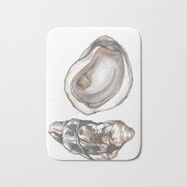 Oyster  Bath Mat | Ocean, Marker, Charleston, House, Oyster, Mollusk, Oysters, Drawing, Food, Animal 