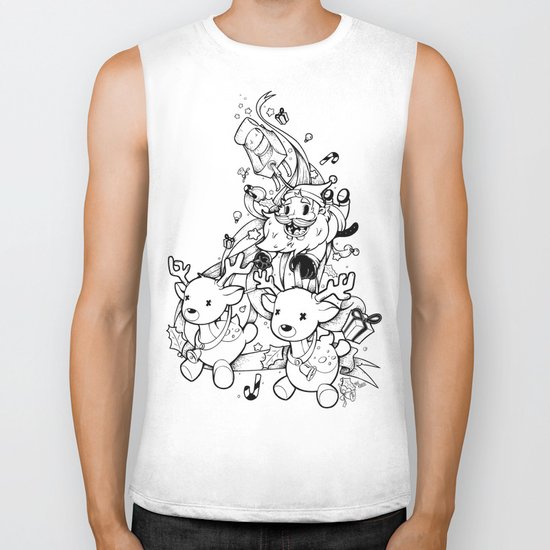 Santa Claus is coming II Biker Tank